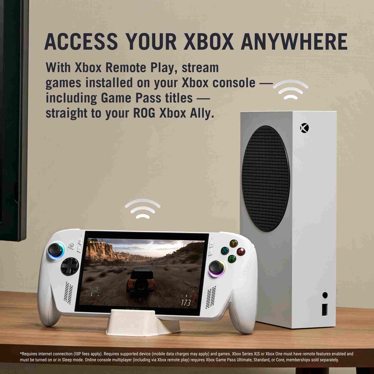 ROG XBOX Ally Gaming Handheld Ryzen Z2 A Processor, 16GB RAM, 512GB Storage, 7-inch display, Windows 11 Home, White