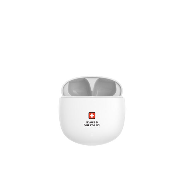 Swiss Military Victor 6 True Wireless Bluetooth Earbuds – White