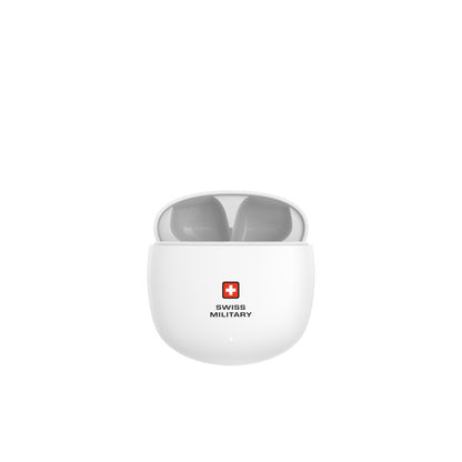Swiss Military Victor 6 True Wireless Bluetooth Earbuds – White