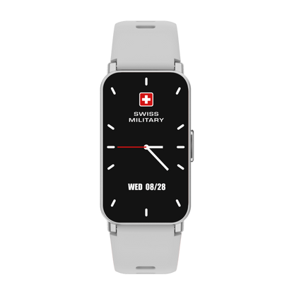 Rhine 3 Smartband with Calling Feature – Grey Silicon Strap