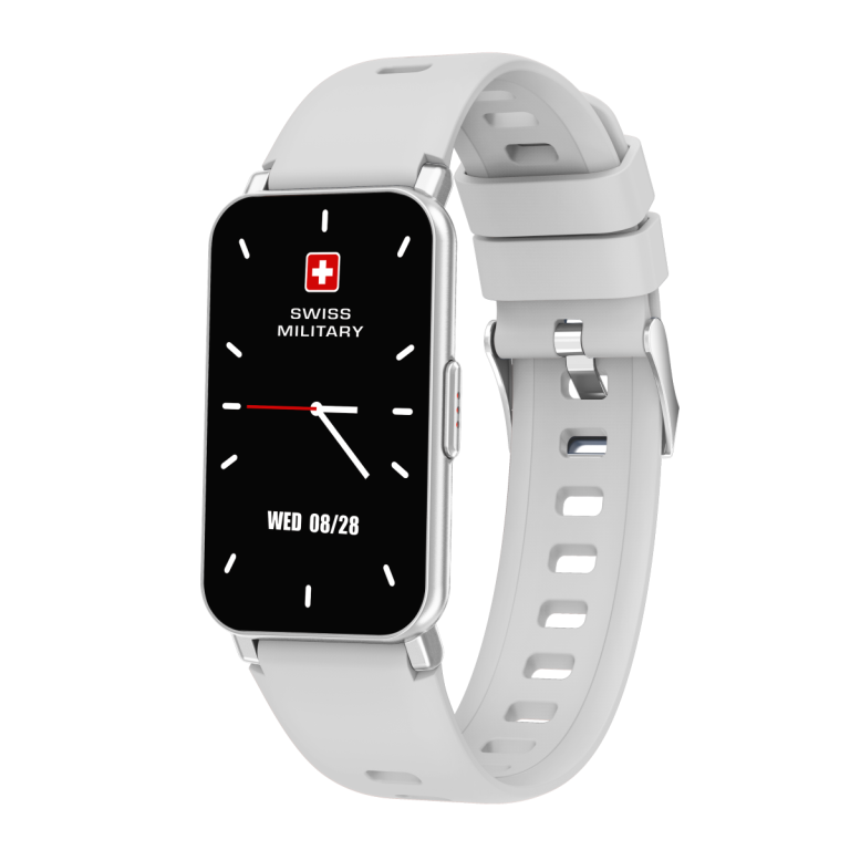 Rhine 3 Smartband with Calling Feature – Grey Silicon Strap