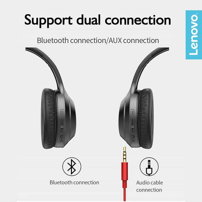 Lenovo Bluetooth Over-Ear Headphones 40mm Black