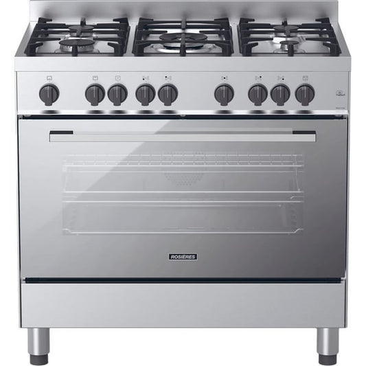 Candy 5-Burner Gas Cooker, RGG95HXLPG/1, Inox, 90x60cm