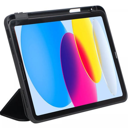 PROTECT  iPad 10th Gen Magnetic Ipad Cover, Trifold Stand, Auto Sleep / Wake up, Silicon, Black, MIPAD10BLK