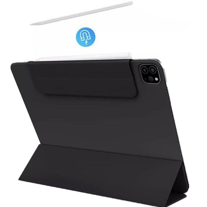 PROTECT  iPad Pro 11 inch Magnetic Ipad Cover, Trifold Stand, Auto Sleep / Wake up, Silicon, Black, MIPADP11BLK