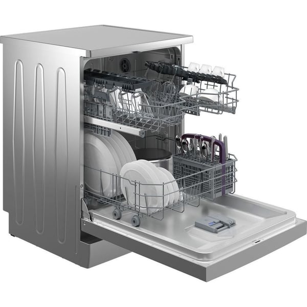 Beko Dish Washers, 1 Year Warranty, Silver, BDFN36422SQ