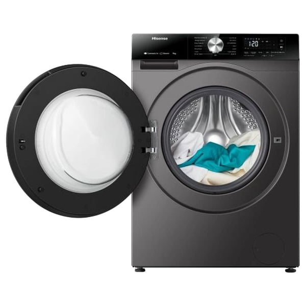 Hisense Washer Dryer, 10.6 Kg, WD3S1043BT , Gray Color