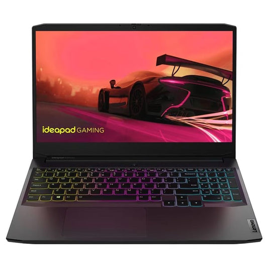 LENOVO Ideapad Gaming 3 82K202CRAX Gaming Laptop, AMD R5-5000 R5-5500H, 8GB RAM, 512GB SSD, RTX 2050 4GB, 15.6 Full HD, Windows 11 Home, Shadow Black