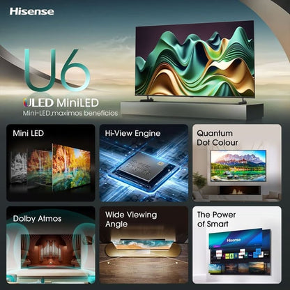 Hisense 43A61N Ultra HD Smart Television, 43", 2024