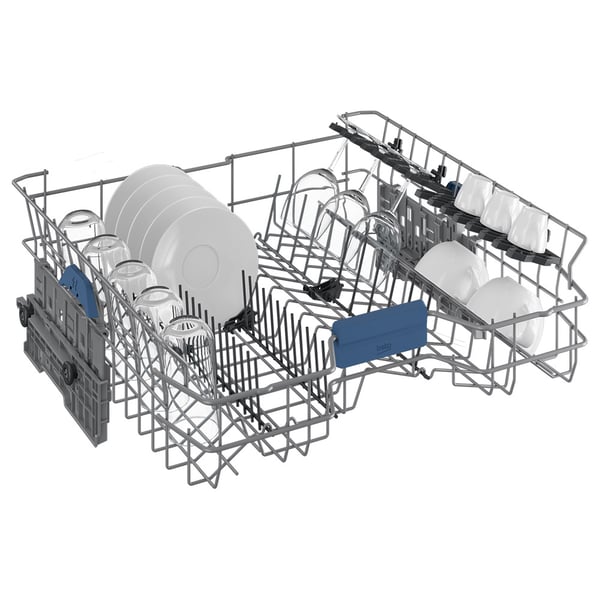 Beko Dish Washers, 1 Year Warranty,  Silver, BDEN38523XQ