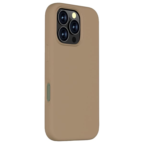 PROTECT  iPhone 16 Pro Max Silicon Phone Case, Magsafe, Protective, Anti Scratch, Brown, SMIP16PMBRN
