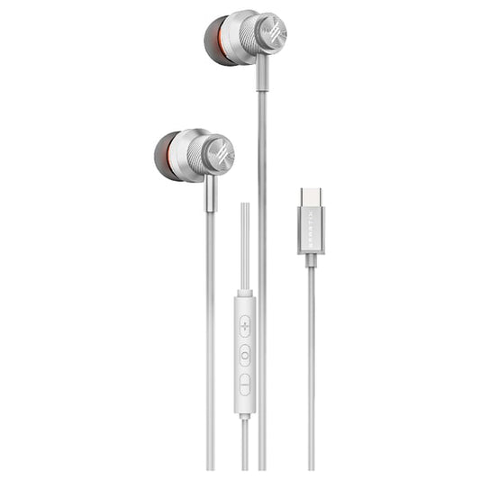 Smartix Immerse Link Designer Wired USB-C In-Ear Headset, White