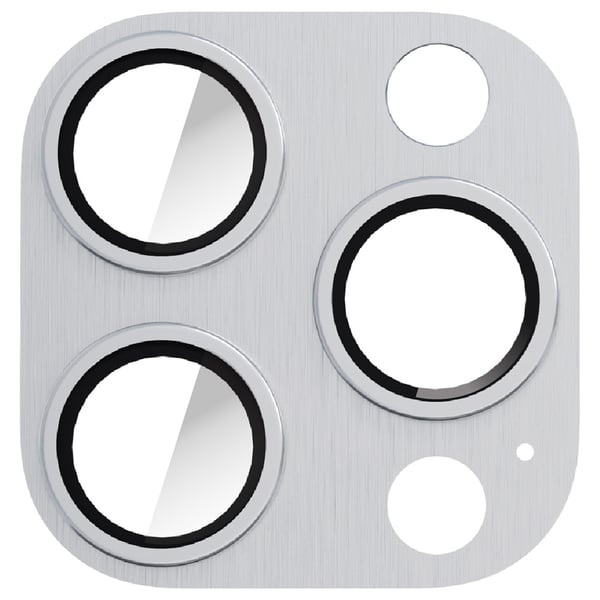 Smartix Lens Protector for iPhone 16 Pro/Pro Max White Titanium