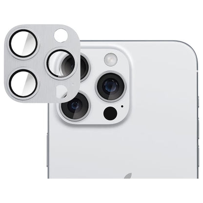 Smartix Lens Protector for iPhone 16 Pro/Pro Max White Titanium