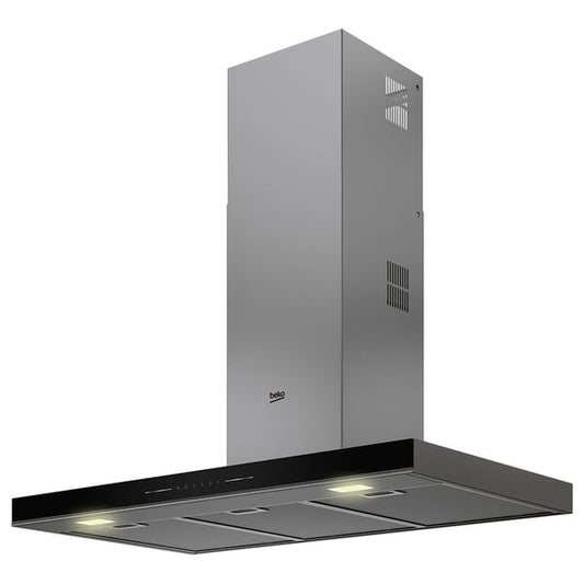 Beko Cooker Hood, 1 Year Warranty, Black,, BHCB96741BBHS