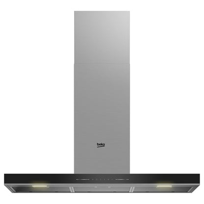 Beko Cooker Hood, 1 Year Warranty, Black,, BHCB96741BBHS