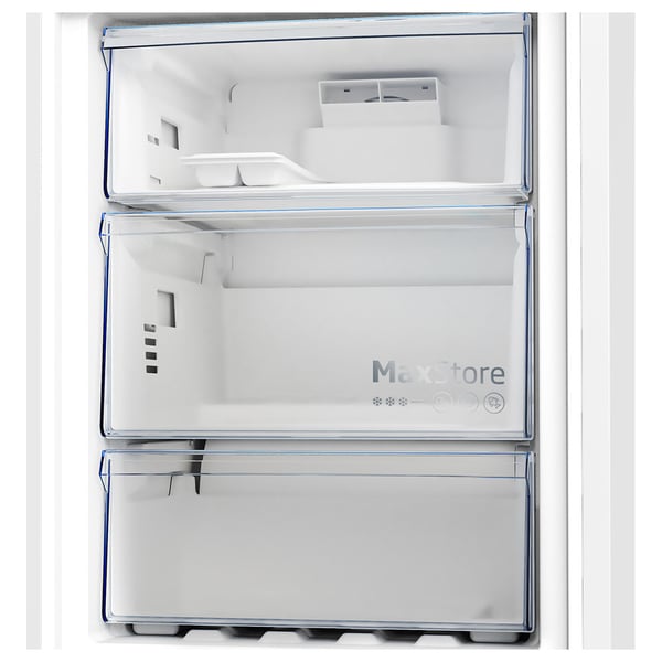 Beko Double Door Refrigerator, 366 Ltrs, 1 Year Warranty, Titanium Inox, RDNE400CS