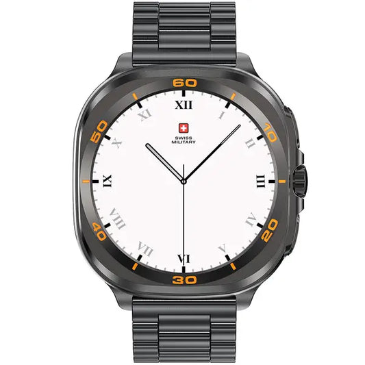 Swiss Military DOM7 Smartwatch – Gun Metal Strap