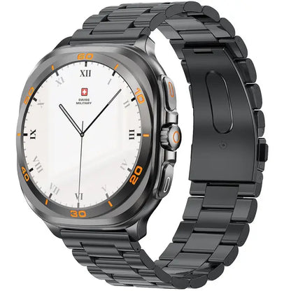 Swiss Military DOM7 Smartwatch – Gun Metal Strap