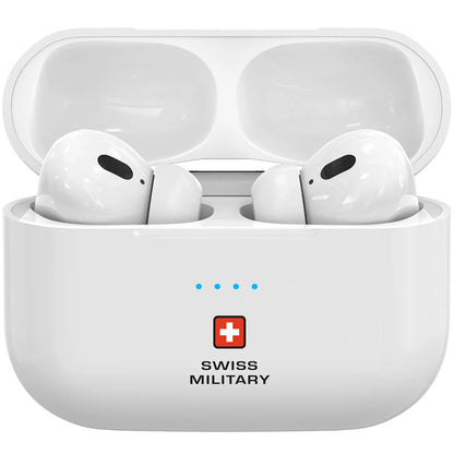 Swiss Military Victor 8 ANC True Wireless Earbuds – White
