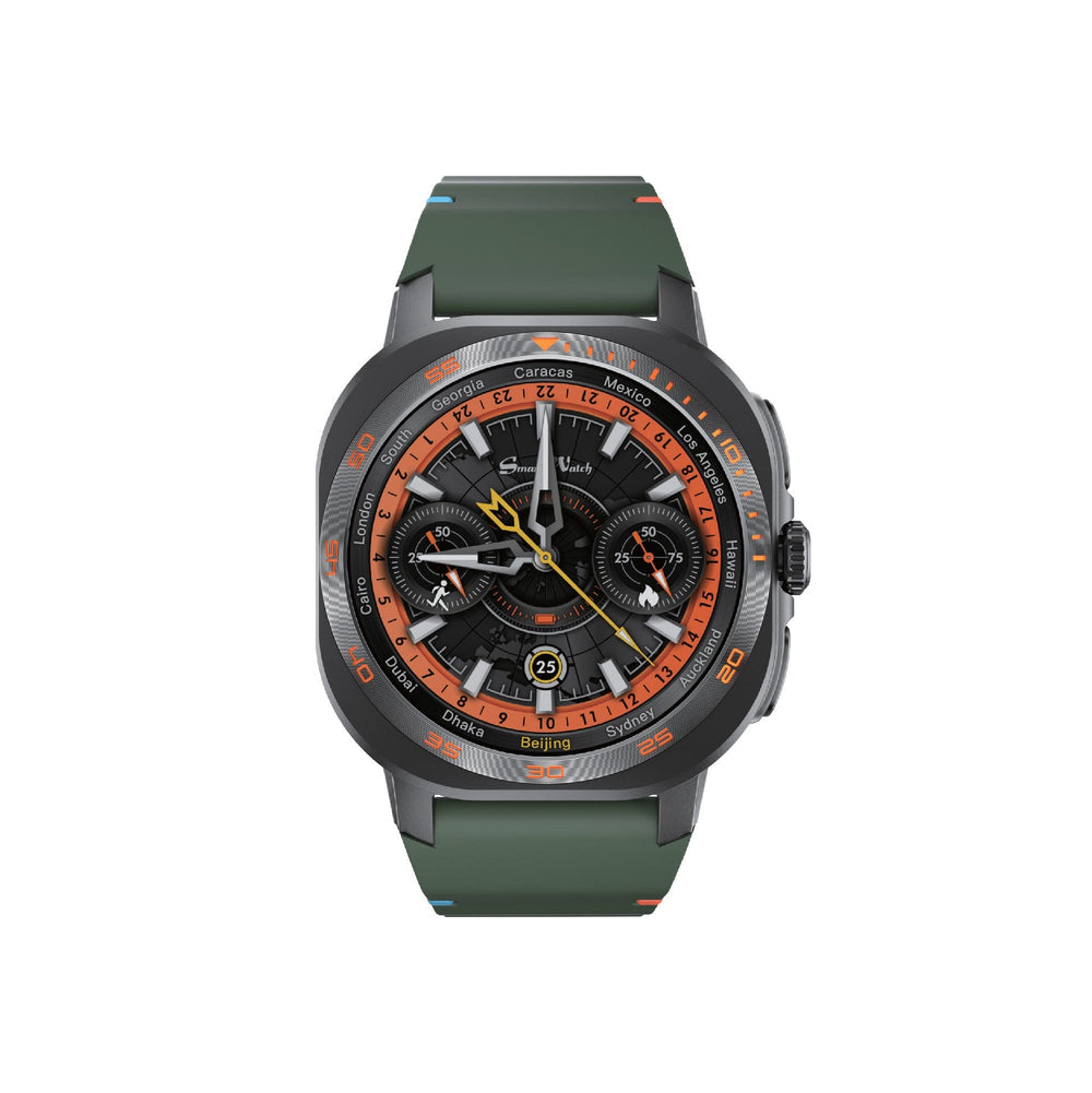 Smartix Premium Hybrid Smart Watch with 1.4 Inch Amoled Screen