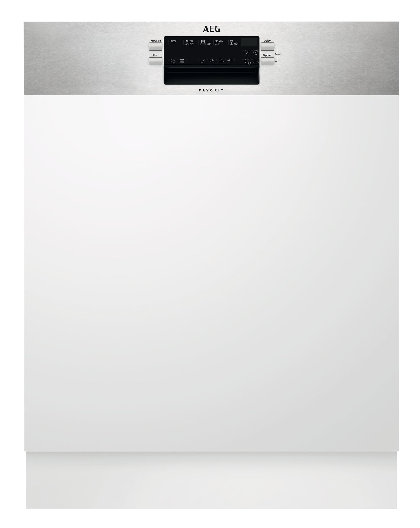 AEG Built-in Dishwasher Quick select, Pro-clean, Energy saving, Airdry, Touch Controls, 13 Place settings, 5 programme, White, FEE53670ZM