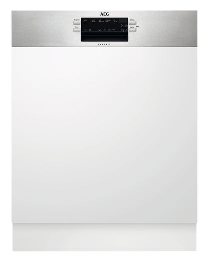 AEG Built-in Dishwasher Quick select, Pro-clean, Energy saving, Airdry, Touch Controls, 13 Place settings, 5 programme, White, FEE53670ZM