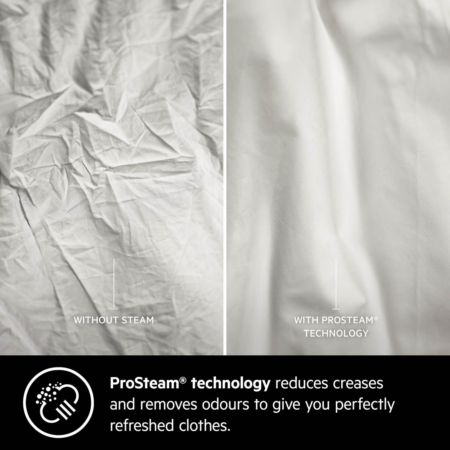 AEG Built-in Front Load Washer Dryer 7kg/4kg, 1200 RPM, Made in Italy, Prosense technology, Stain Removal, Eco Wash, White, LWX7G7634FB