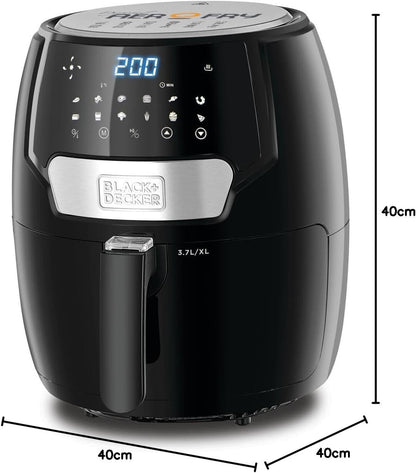 Black + Decker 13-in-1 Air Fryer , Digital Aero Fry, 1500 Watt, 60 Mins Timer, From 80 to 200 Degree Celsius, Black, AF4037-B5