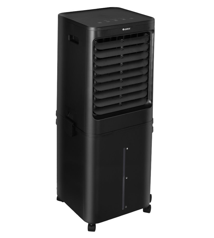 Gree Air Cooler 60 Litre, Powerful blower fan, Remote Control, High Air Volume, Humidification, Black, GCL-6001DGL