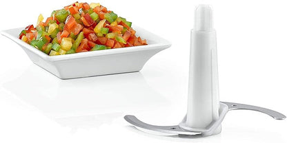 Black + Decker Hand Blender, 600ml Chopping Bowl, 2 Speeds, 3-in-1 Functionality for Blending, Chopping and Whisking, Black, HB600-B5