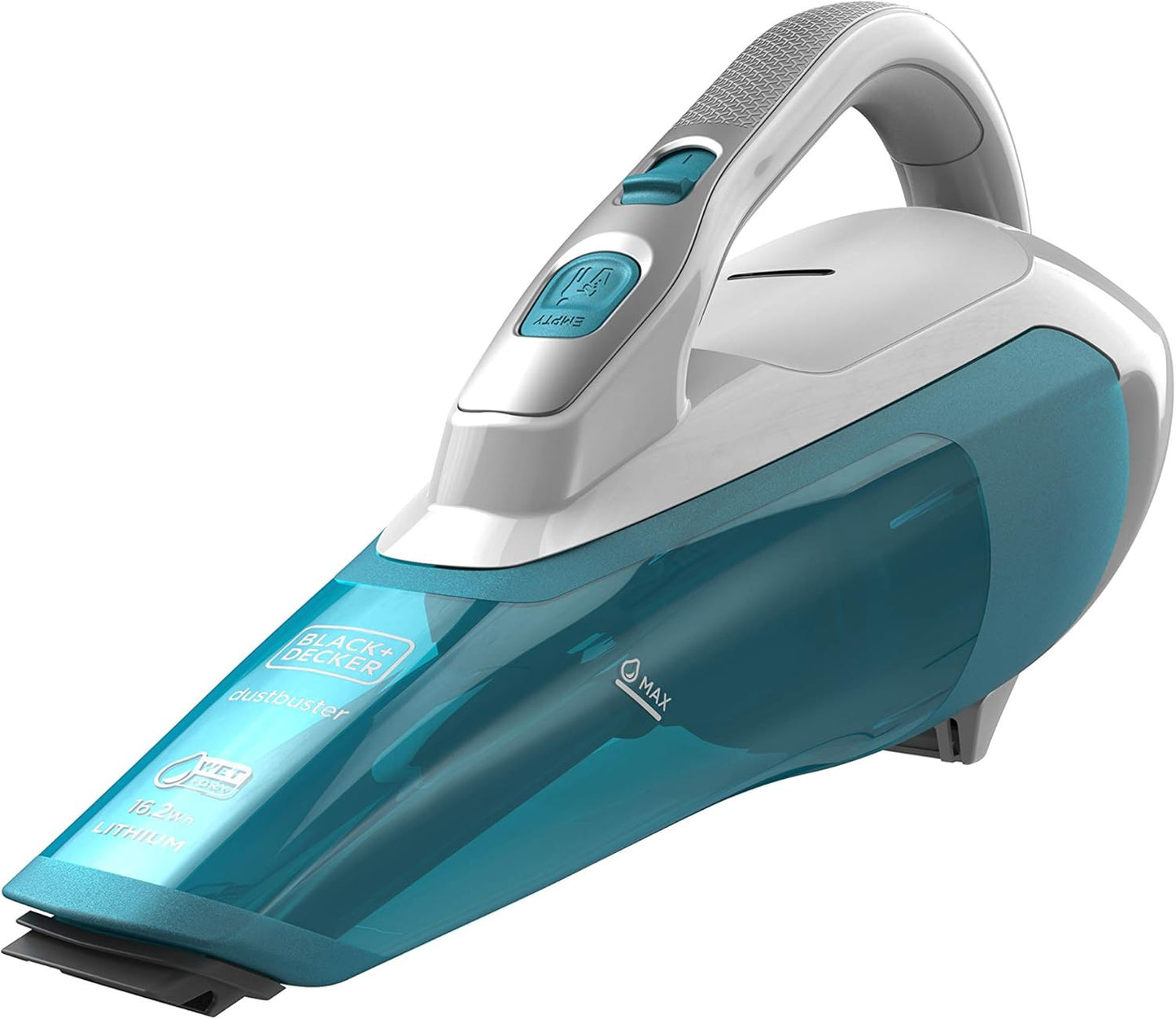Black + Decker Handheld Portable Vacuum, 10.8V, 1.5Ah, Wet & Dry, White, WDA315J-B5