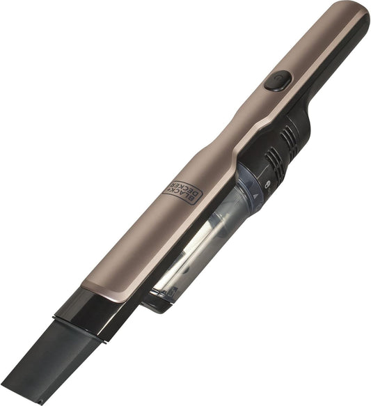 Black + Decker Handheld Portable Vacuum, 12V, 1.5Ah, Gold, DVC320BRG-GB