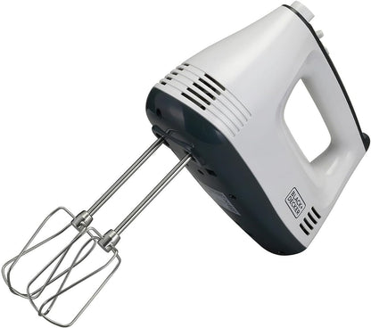 Black + Decker Hand Mixer, 300w, White, M350-B5