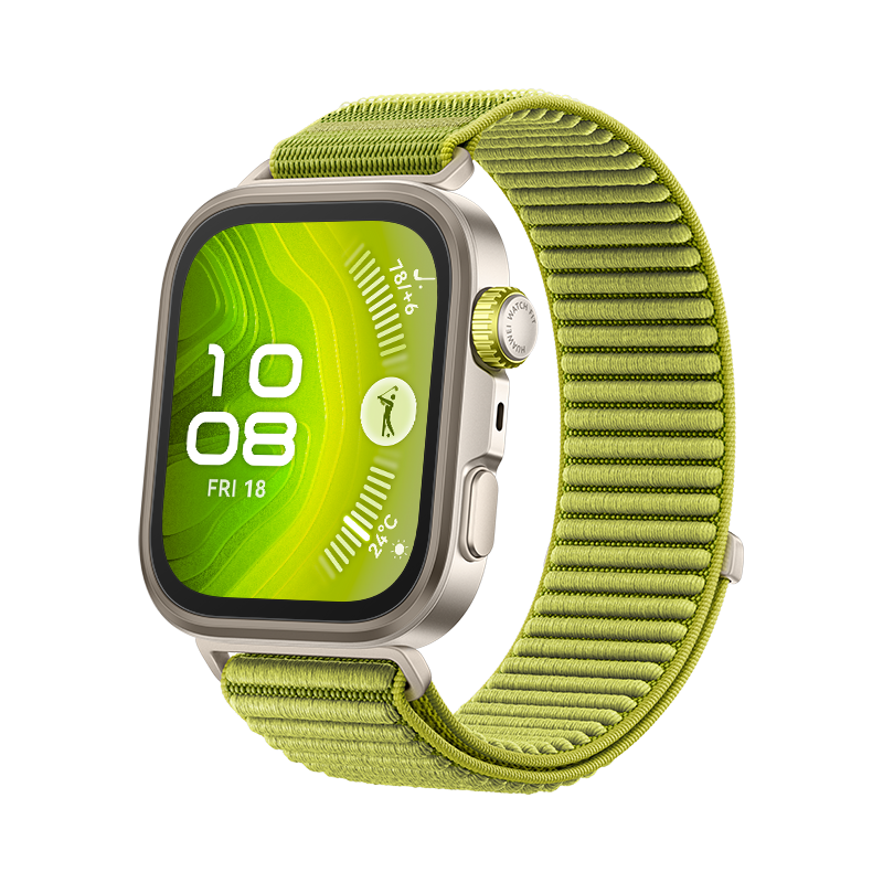 Huawei Watch Fit 4 Pro, Green Strap + Strap + Health Scale