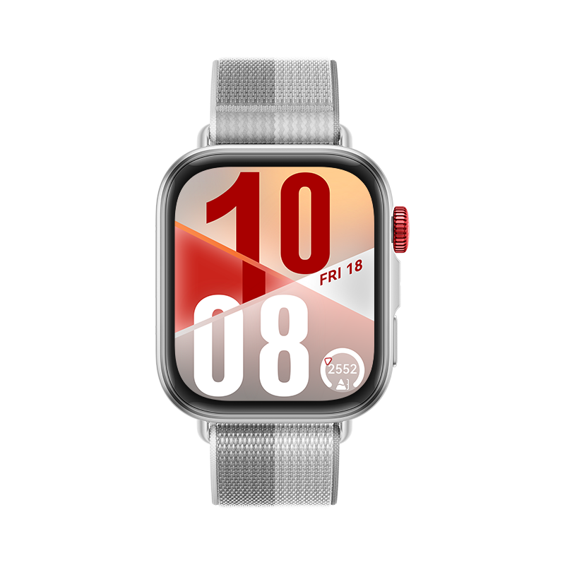 Huawei Watch Fit 4, Grey Strap + Extra Dark Green Strap