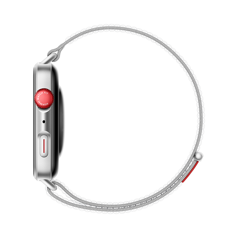 Huawei Watch Fit 4, Grey Strap + Extra Dark Green Strap