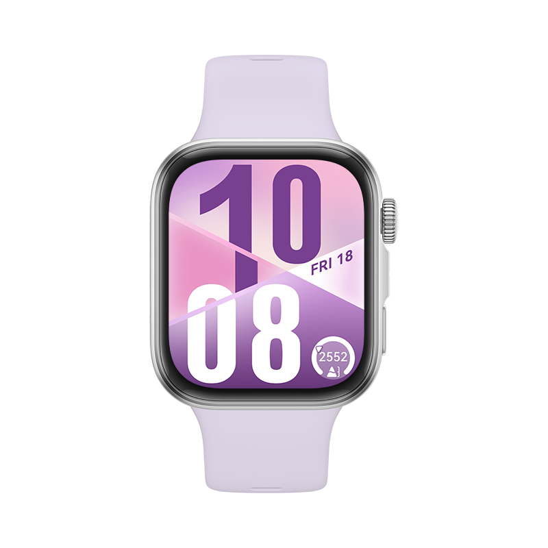 Huawei Watch Fit 4, Purple Strap + Extra Dark Green Strap