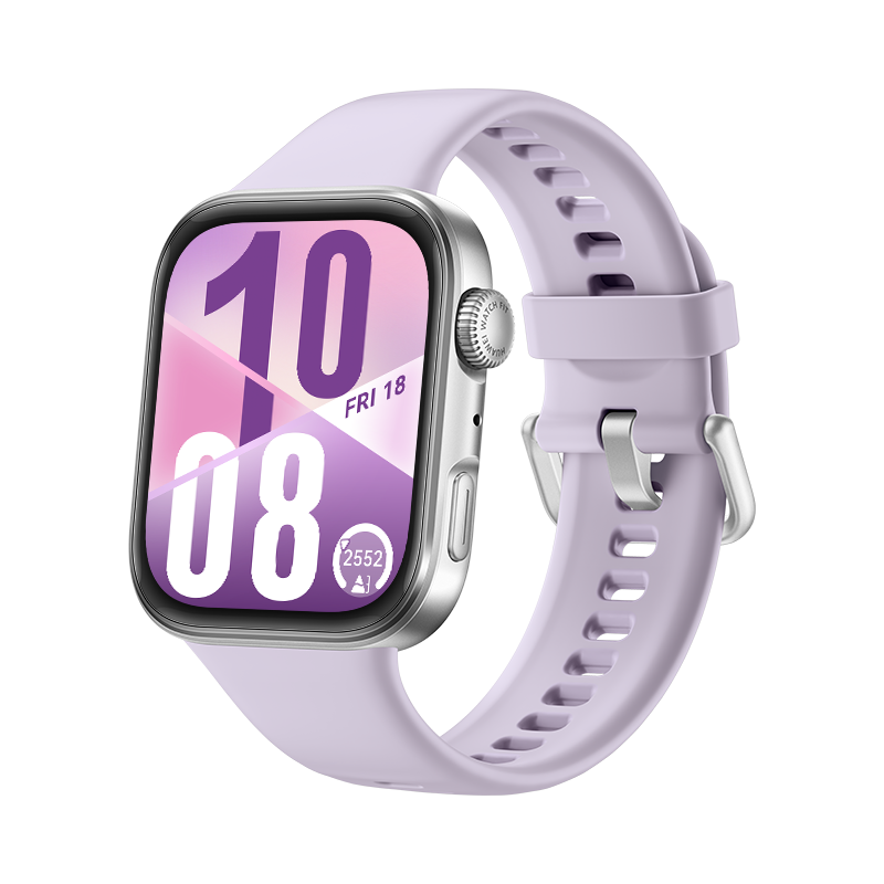 Huawei Watch Fit 4, Purple Strap + Extra Dark Green Strap