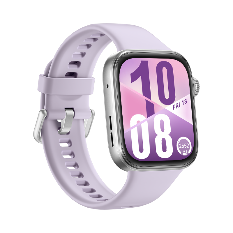 Huawei Watch Fit 4, Purple Strap + Extra Dark Green Strap