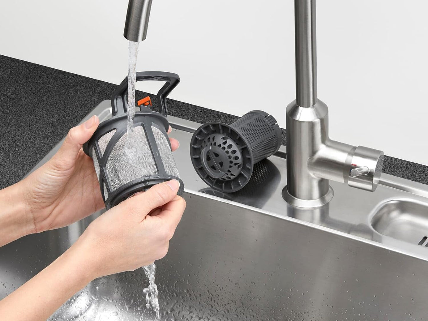 AEG Built-in 13 Place Settings Dishwasher, 5 Programs, 3 temperatures, Silver, FSB53617Z