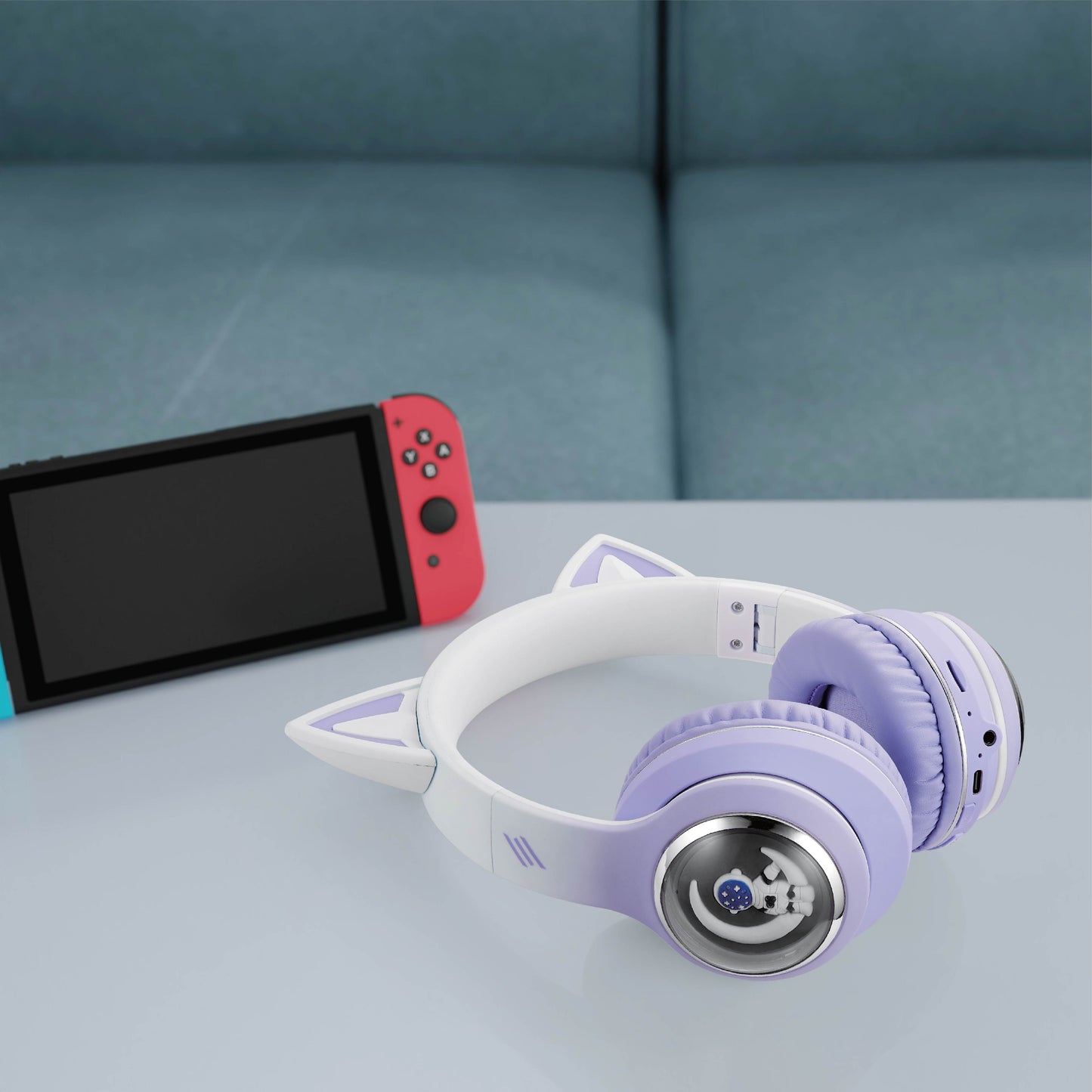 Smartix Immerse-X Junior Wireless Kids Headphone, Foldable Design, HD Voice Hands-Free Calling, Kids Safe Audio Technology, Girls