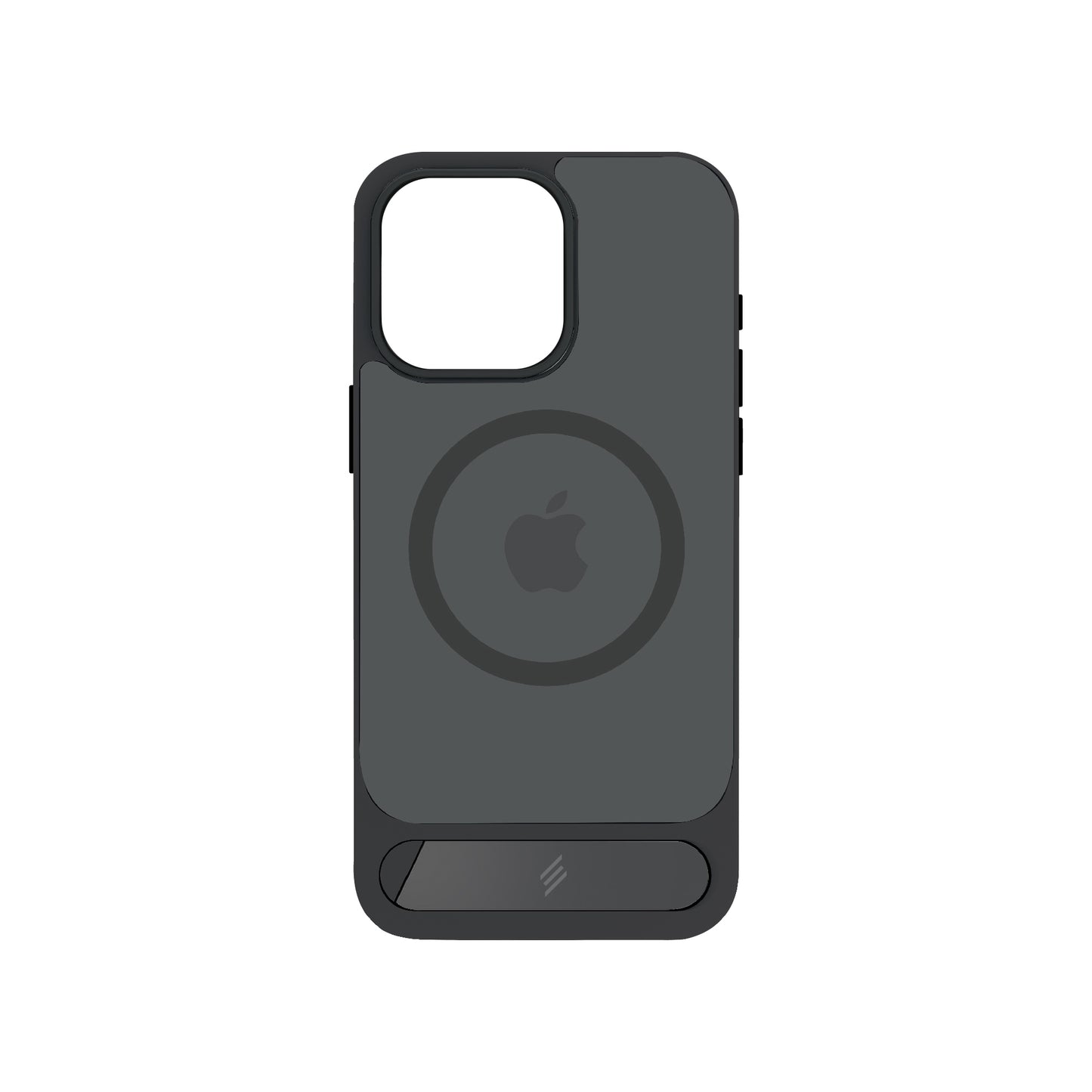 Smartix Premium Designer Stand Case for iPhone 16 Pro, Black