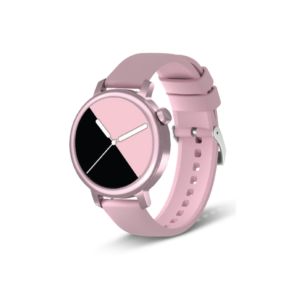 Smartix AURA Smart Watch – AMOLED Display, Bluetooth Calling & IP68 Pink