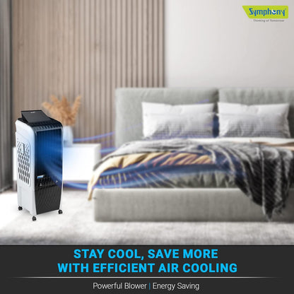 Symphony Air Cooler, Easy-fill, 3D Cooling, Digital control, Dura-Pump technology, Cool Flow, low Energy consumption, i-pure technology, Black, Diet 3D 20i