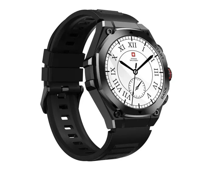 Swiss Military DOM6 Smartwatch – Silver Black
