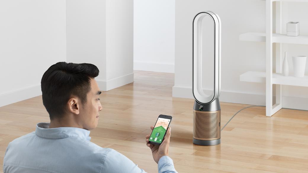 Dyson PC2 De-NOx Purifier Cool TP12, White/Gold, HEPA H13 Filter