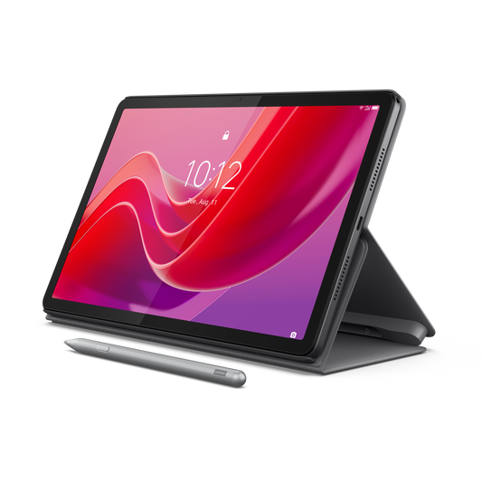 Lenovo Tab M11 TB330FU, 8GB RAM, 128GB Storage, 11-inch WUXGA (1920x1200) display, Wi-Fi, Luna Grey, Folio Case + Pen, ZADA0351AE