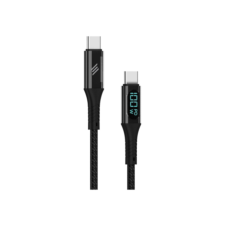 Smartix USB-C to USB-C 2M Fast Charging Cable-100W PD for USB-C, Black
