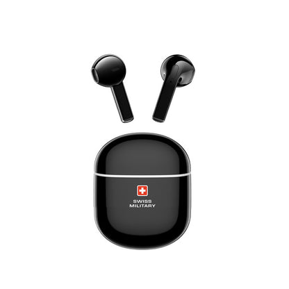 Swiss Military Victor 5 True Wireless Bluetooth Earbuds – Black